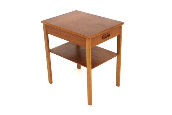 Scandinavian Teak Bedside Table, 1960-GEK-1758715