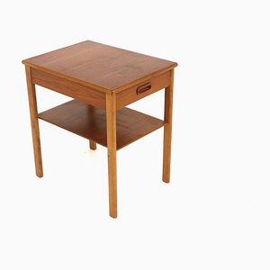 Scandinavian Teak Bedside Table, 1960-GEK-1758715