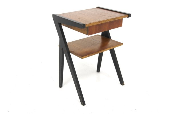 Scandinavian Teak Bedside Table, Sweden, 1960s-GEK-2043051