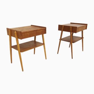 Scandinavian Teak Bedside Tables from Carlström, Sweden, 1960s, Set of 2-GEK-2028417