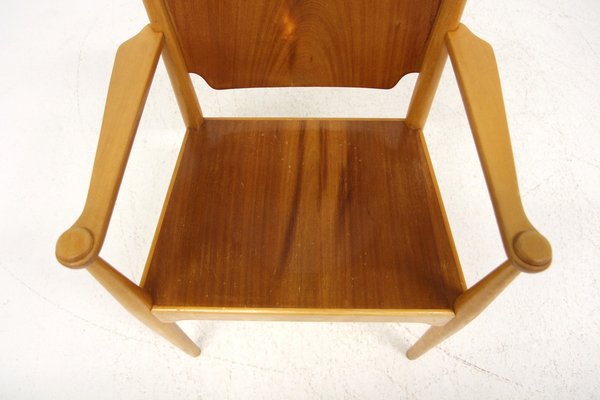 Scandinavian Teak Chair in Beech, Sweden, 1960s-GEK-1709090