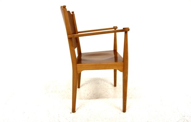 Scandinavian Teak Chair in Beech, Sweden, 1960s-GEK-1709090