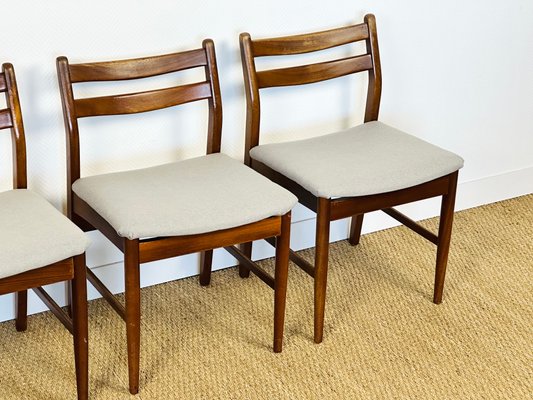 Scandinavian Teak Chairs, 1960s, Set of 4-PLK-2017512