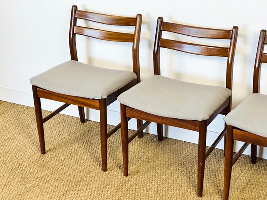 Scandinavian Teak Chairs, 1960s, Set of 4-PLK-2017512