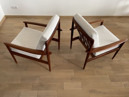 Scandinavian Teak Chairs by Greek Jalk, 1960s, Set of 2-OTV-1094702