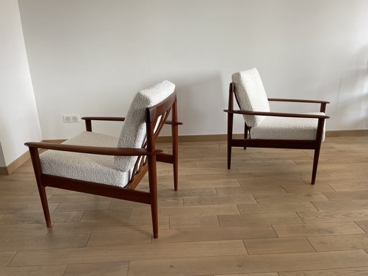 Scandinavian Teak Chairs by Greek Jalk, 1960s, Set of 2-OTV-1094702