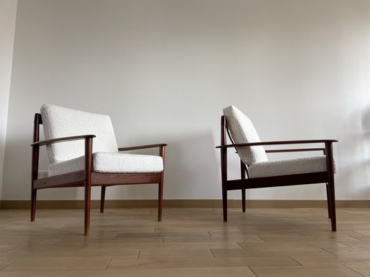 Scandinavian Teak Chairs by Greek Jalk, 1960s, Set of 2-OTV-1094702