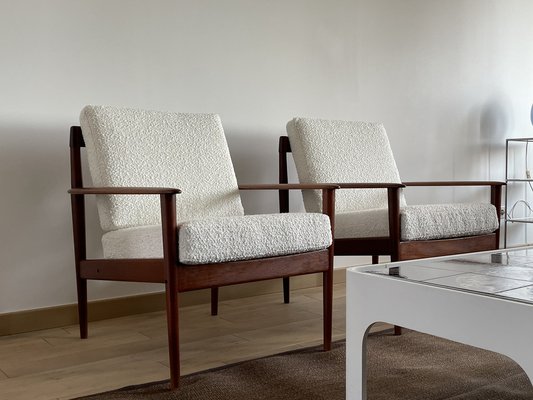 Scandinavian Teak Chairs by Greek Jalk, 1960s, Set of 2-OTV-1094702