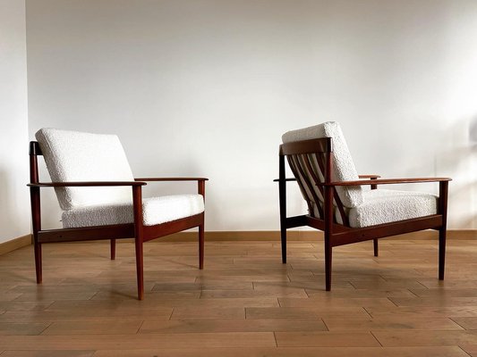 Scandinavian Teak Chairs by Greek Jalk, 1960s, Set of 2-OTV-1094702