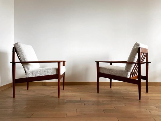 Scandinavian Teak Chairs by Greek Jalk, 1960s, Set of 2-OTV-1094702