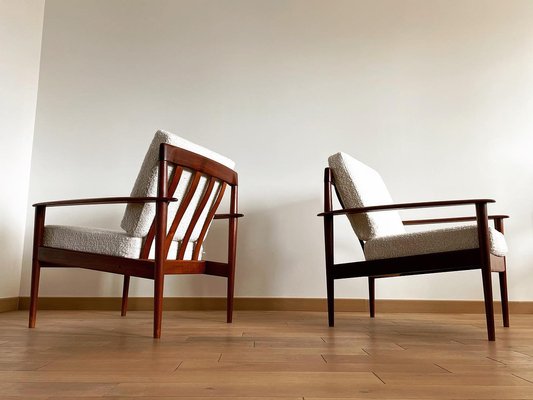 Scandinavian Teak Chairs by Greek Jalk, 1960s, Set of 2-OTV-1094702