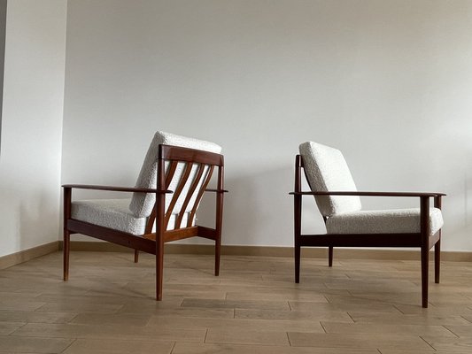 Scandinavian Teak Chairs by Greek Jalk, 1960s, Set of 2-OTV-1094702