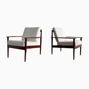 Scandinavian Teak Chairs by Greek Jalk, 1960s, Set of 2-OTV-1094702