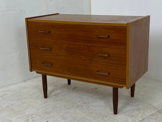 Scandinavian Teak Chest of Drawers, 1950s-DE-844891