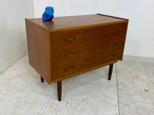 Scandinavian Teak Chest of Drawers, 1950s-DE-844891