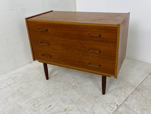 Scandinavian Teak Chest of Drawers, 1950s-DE-844891