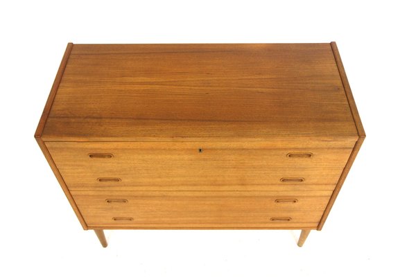 Scandinavian Teak Chest of Drawers, Sweden, 1950s-GEK-2043506