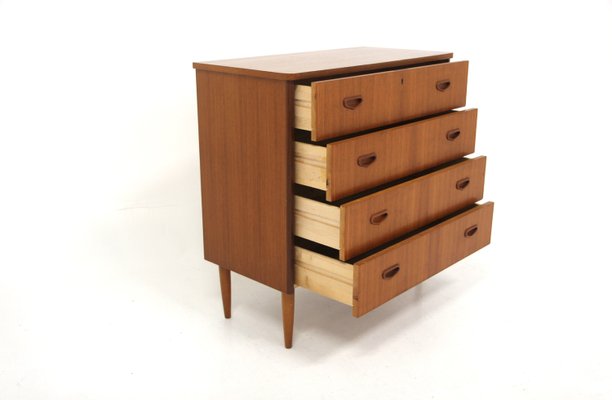 Scandinavian Teak Chest of Drawers, Sweden, 1950s-GEK-2035540