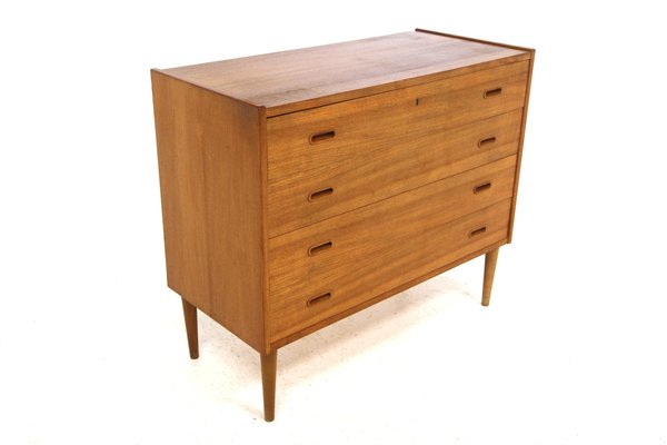 Scandinavian Teak Chest of Drawers, Sweden, 1950s-GEK-2043506