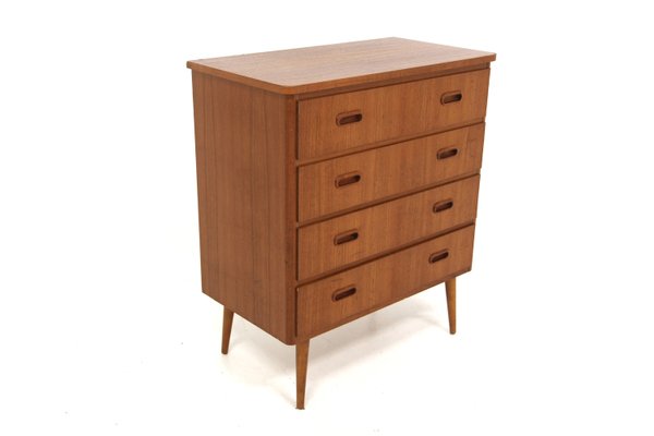 Scandinavian Teak Chest of Drawers, Sweden, 1950s-GEK-2035539