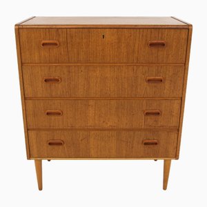 Scandinavian Teak Chest of Drawers, Sweden, 1950s-GEK-2035542