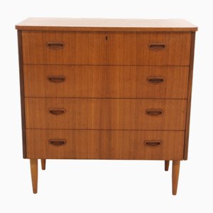 Scandinavian Teak Chest of Drawers, Sweden, 1950s-GEK-2035540