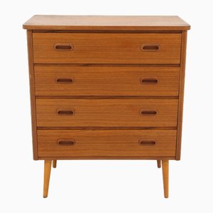 Scandinavian Teak Chest of Drawers, Sweden, 1950s-GEK-2043260