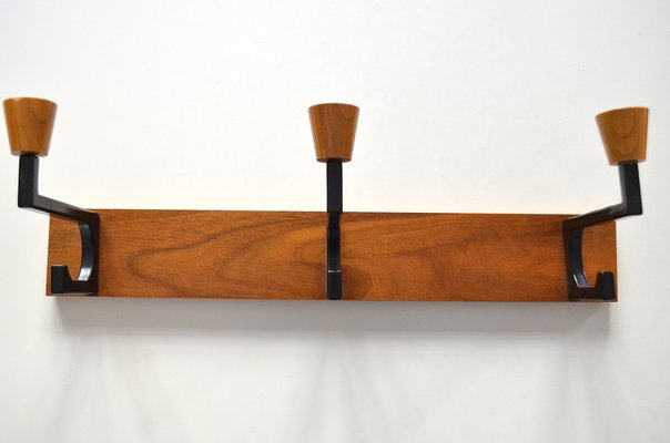 Scandinavian Teak Coat Hooks, 1960s-OV-1808084