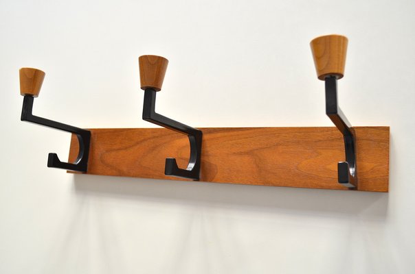 Scandinavian Teak Coat Hooks, 1960s-OV-1808084