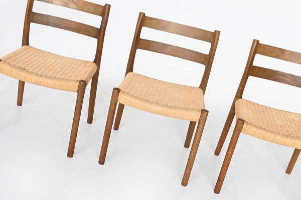 Scandinavian Teak Dining Chairs by Niels O. Møller for J.L. Møllers Denmark, 1950s, Set of 4-RTX-2034616