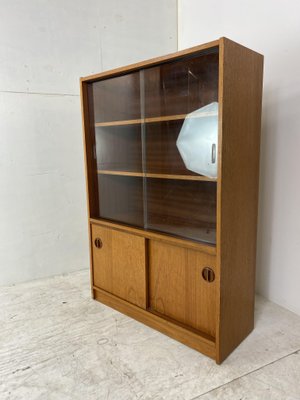 Scandinavian Teak Display Cabinet, 1960s-DE-1092245