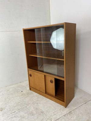 Scandinavian Teak Display Cabinet, 1960s-DE-1092245