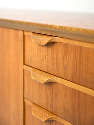 Scandinavian Teak Highboard, 1960s-QWP-1374953