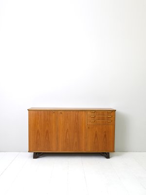 Scandinavian Teak Highboard, 1960s-QWP-1374953