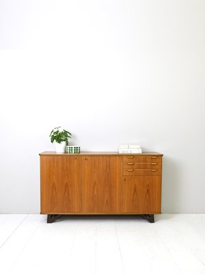 Scandinavian Teak Highboard, 1960s-QWP-1374953