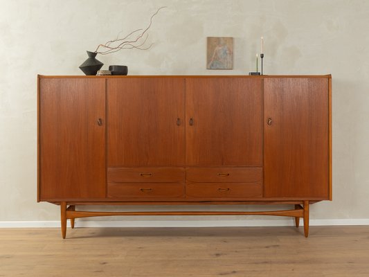 Scandinavian Teak Highboard, 1960s-GPP-2021045