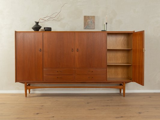 Scandinavian Teak Highboard, 1960s-GPP-2021045