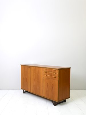 Scandinavian Teak Highboard, 1960s-QWP-1374953