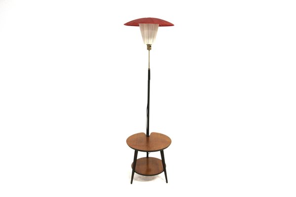 Scandinavian Teak Lamp, Sweden, 1950s-GEK-1709162