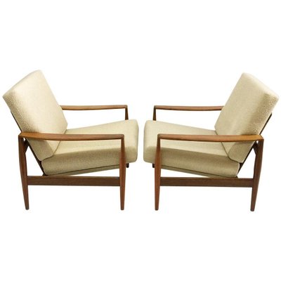 Scandinavian Teak Lounge Chairs, 1960s, Set of 2-UCH-1224914