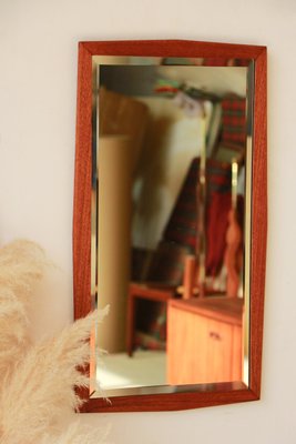 Scandinavian Teak Mirror, 1960s-YRI-2019882