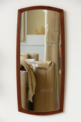 Scandinavian Teak Mirror, 1960s-YRI-2019730