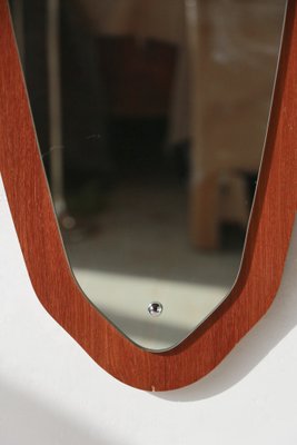 Scandinavian Teak Mirror, 1960s-YRI-1817803