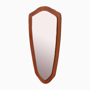 Scandinavian Teak Mirror, 1960s-YRI-1817803