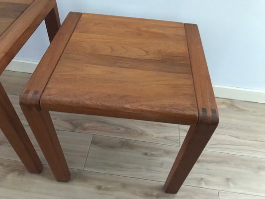 Scandinavian Teak Nesting Tables, 1960s, Set of 2-XQY-775157