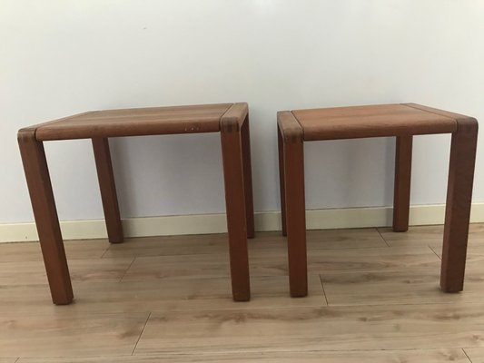 Scandinavian Teak Nesting Tables, 1960s, Set of 2-XQY-775157