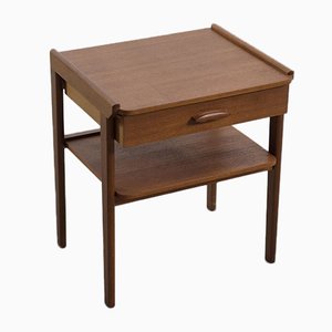 Scandinavian Teak Nightstand, 1950s-ZAA-828059