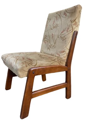 Scandinavian Teak Rocking & Dining Chairs, 1970s, Set of 6-SDV-1357517