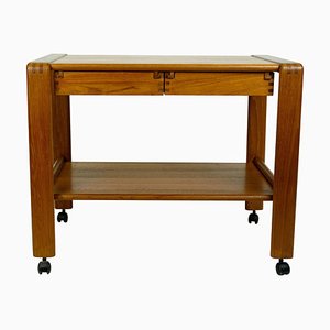 Scandinavian Teak Serving Table / Bar Cart-MH-856966