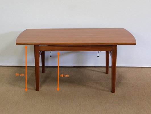 Scandinavian Teak Sesam Table by F. Ohlsson for Tingströms, 1960s-RVK-1034586